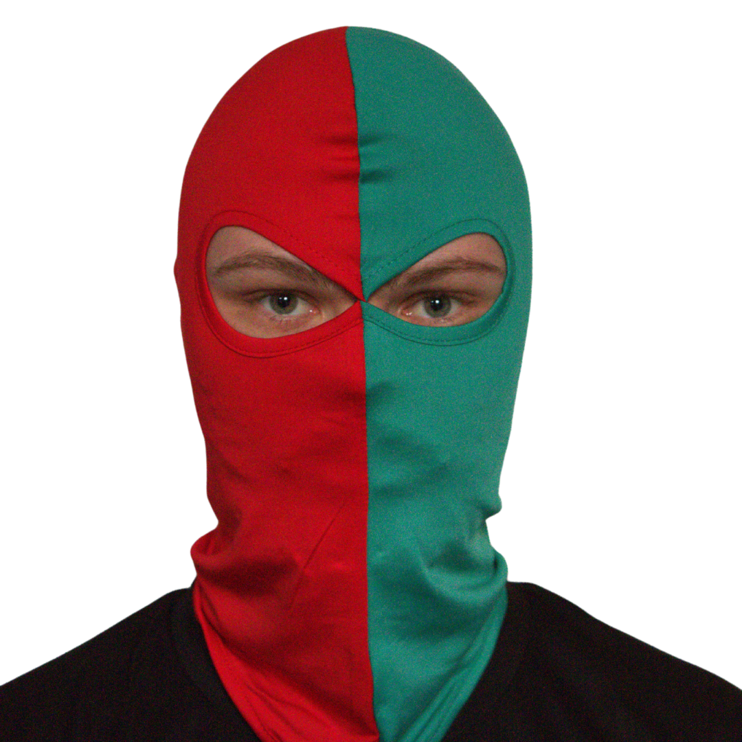 Bivakmuts - Rood/Groen