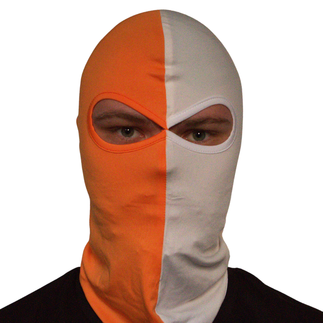 Bivakmuts - Oranje/Wit