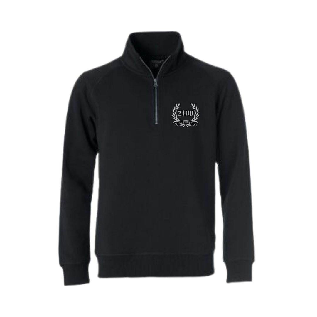 Mijn Stad Premium Half Zip Sweater - Antwerp