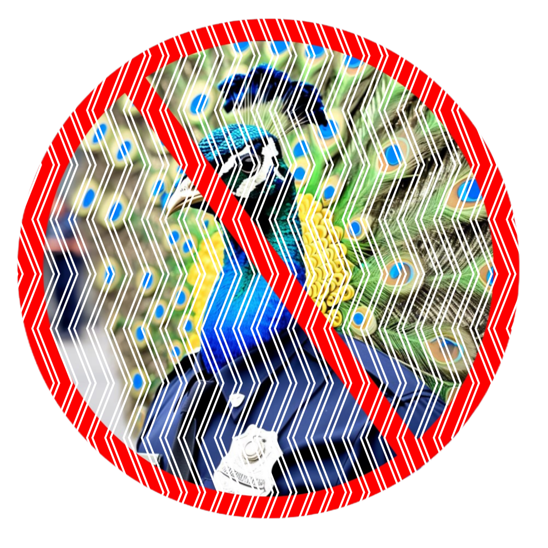 STICKER - Politiepauw