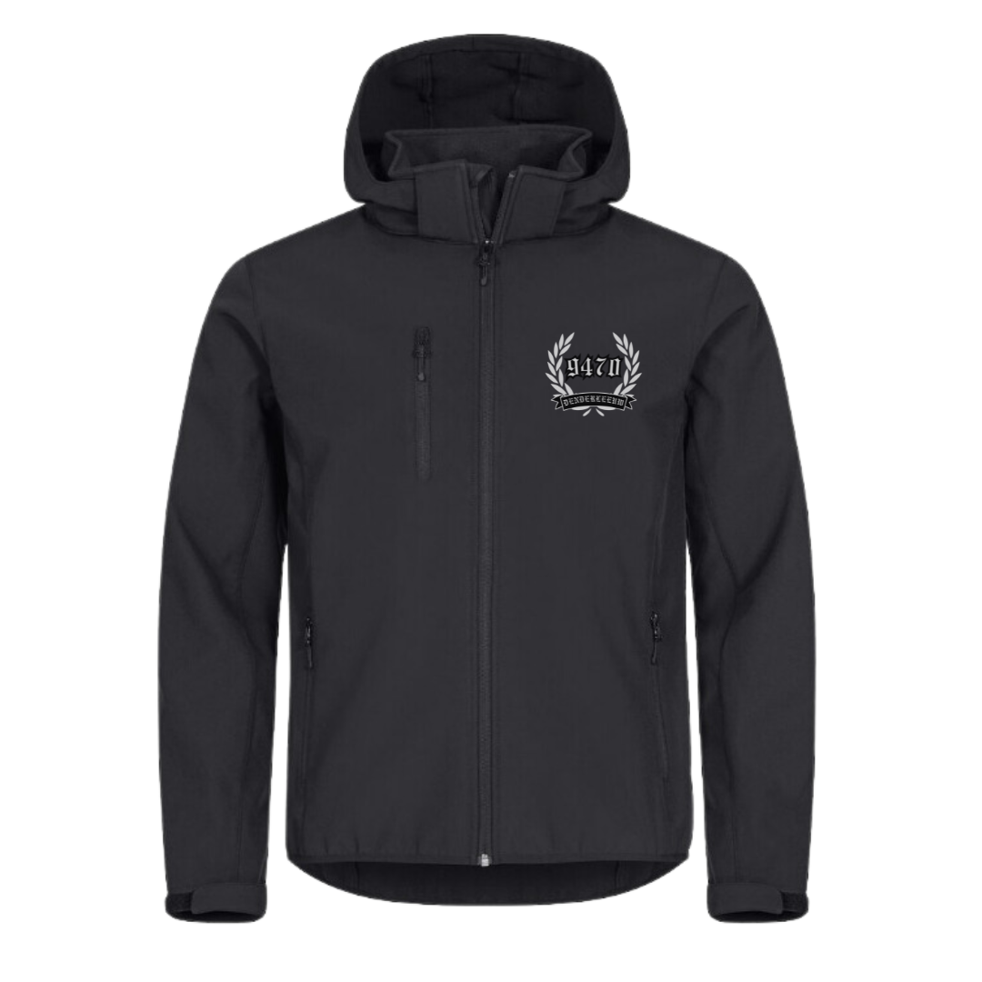 Mijn Stad Softshell Jas met capuchon - Denderleeuw