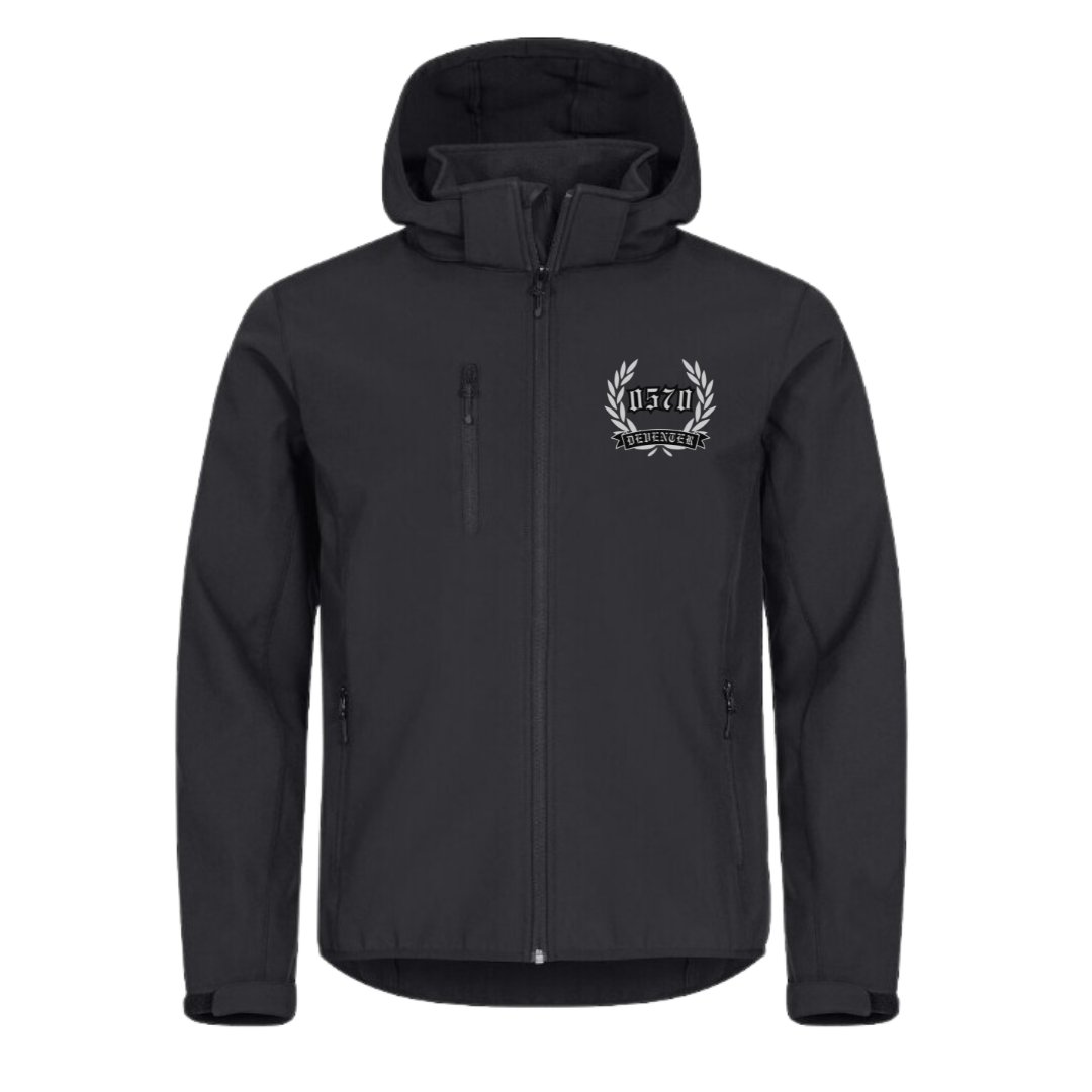 Mijn Stad Softshell jas met capuchon - Deventer