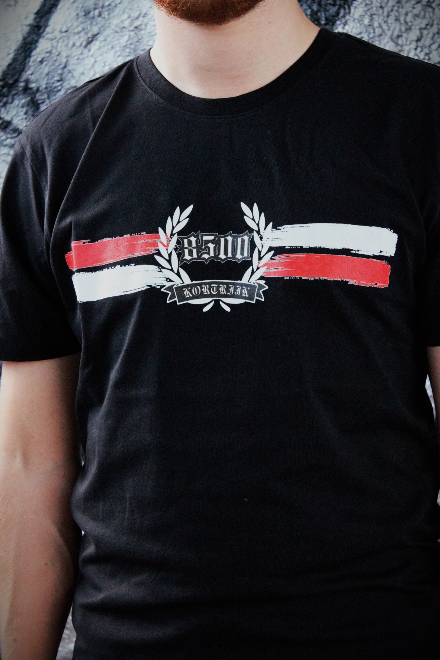 Mijn Stad Paint Stripe T-shirt - Kortrijk