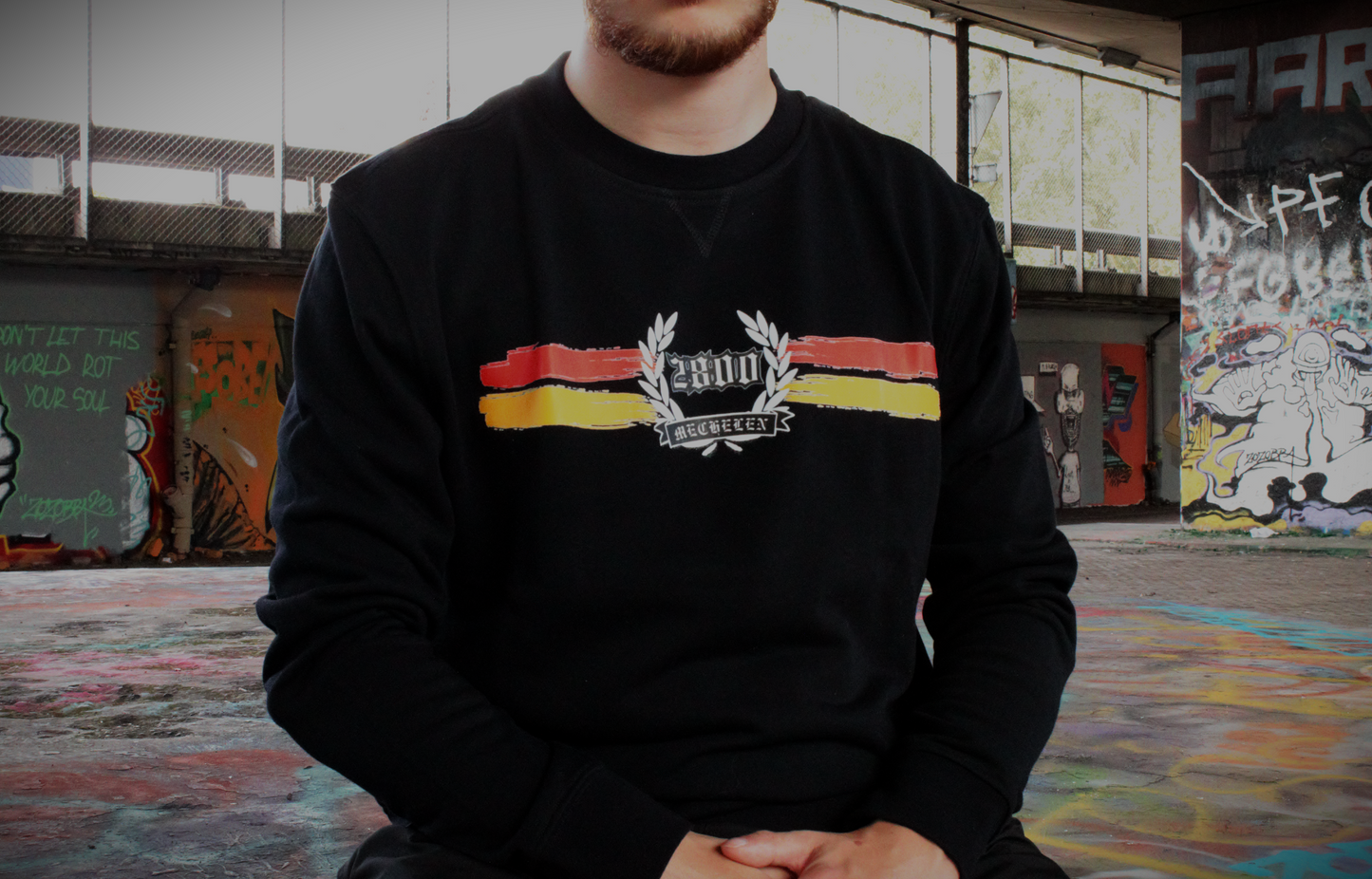 Mijn Stad Paint Stripe Sweater - Mechelen