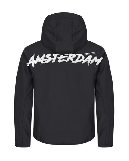 Mijn Stad Graffiti Softshell Jas - Amsterdam