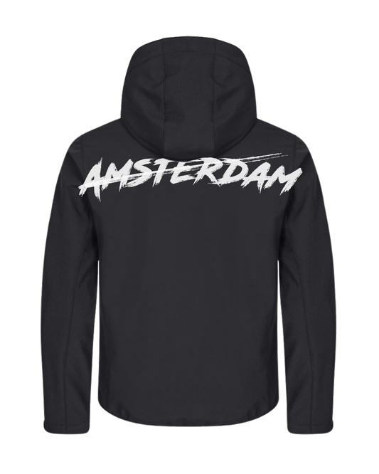 Mijn Stad Graffiti Softshell Jas - Amsterdam