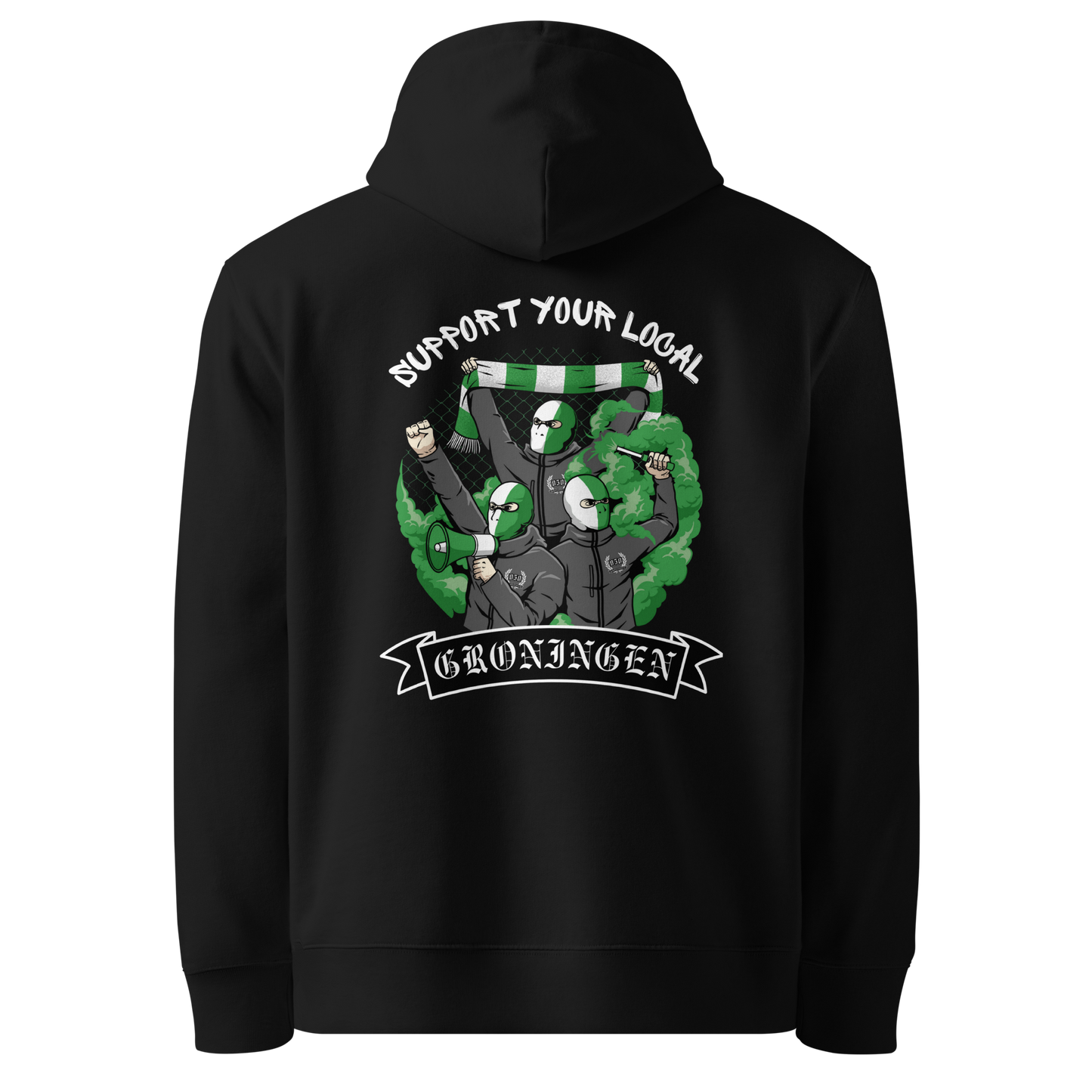 Mijn Stad Support Your Local Hoodie - Groningen maat L