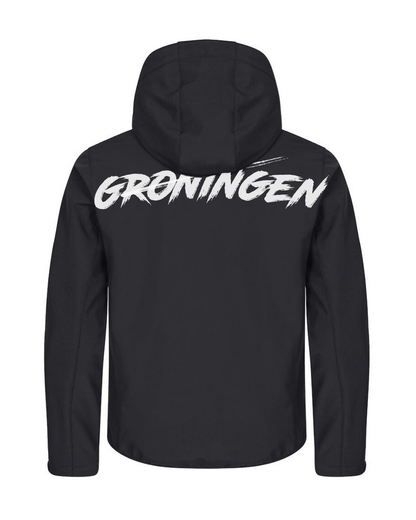 Mijn Stad Graffiti Softshell Jas - Groningen
