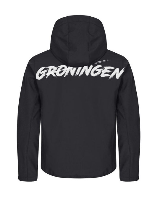 Mijn Stad Graffiti Softshell Jas - Groningen
