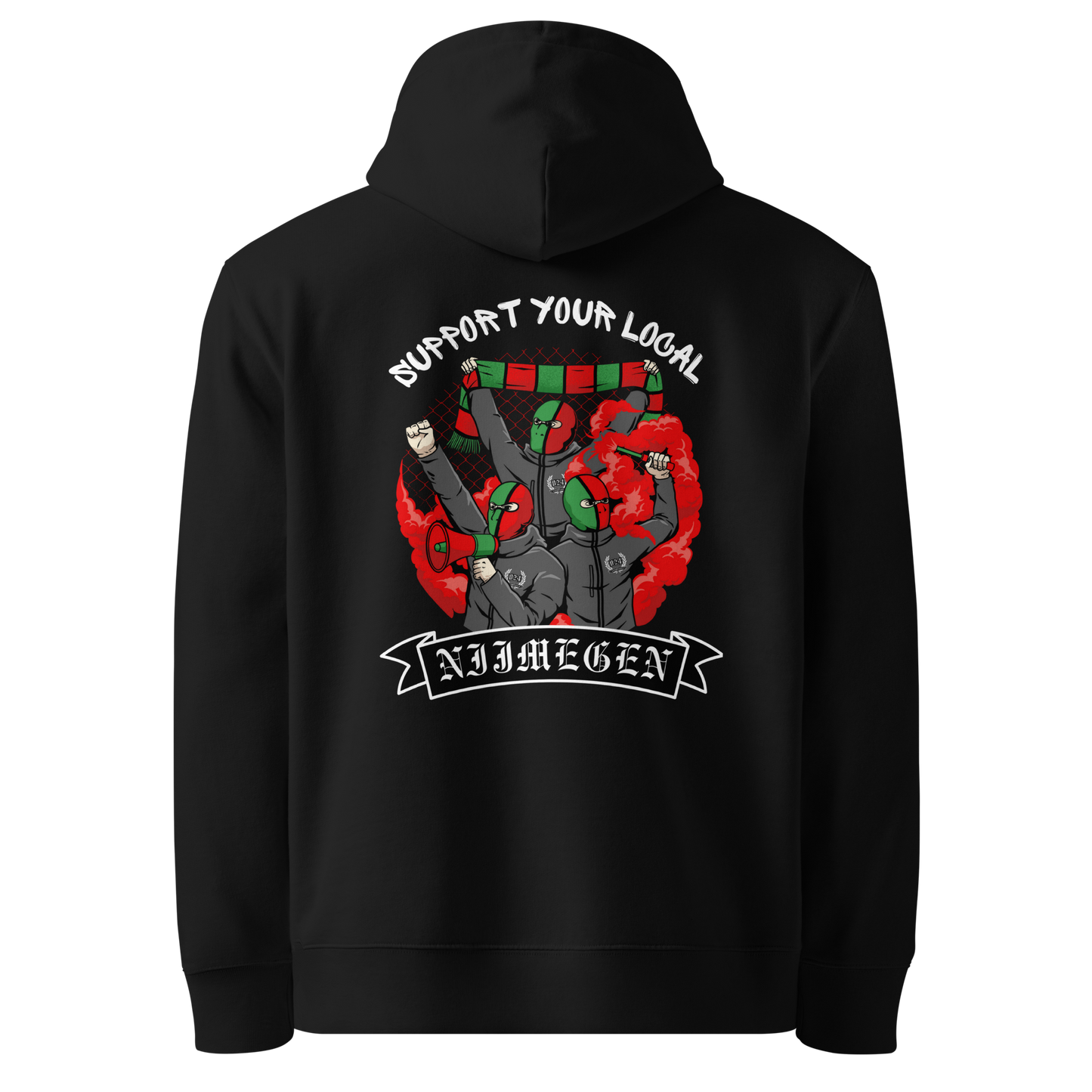 Mijn Stad Support Your Local Hoodie - Nijmegen maat L